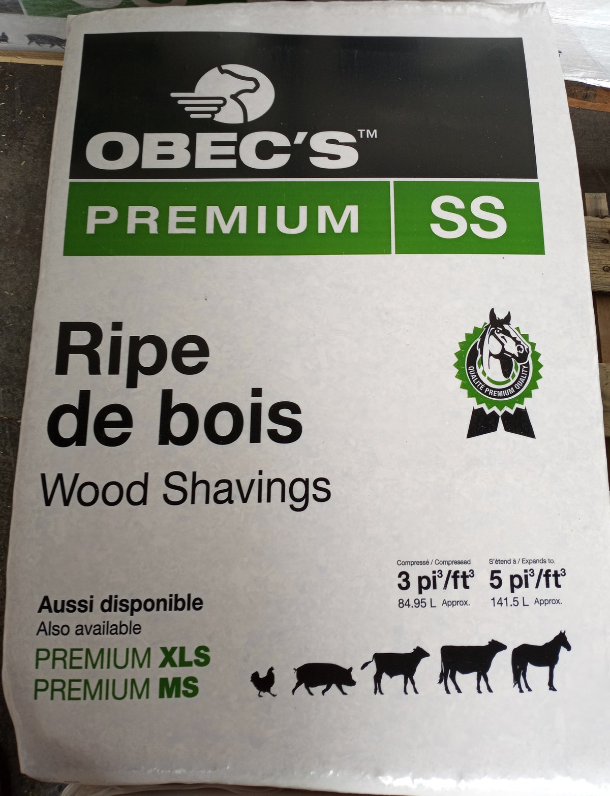 Canadian Spruce shavings