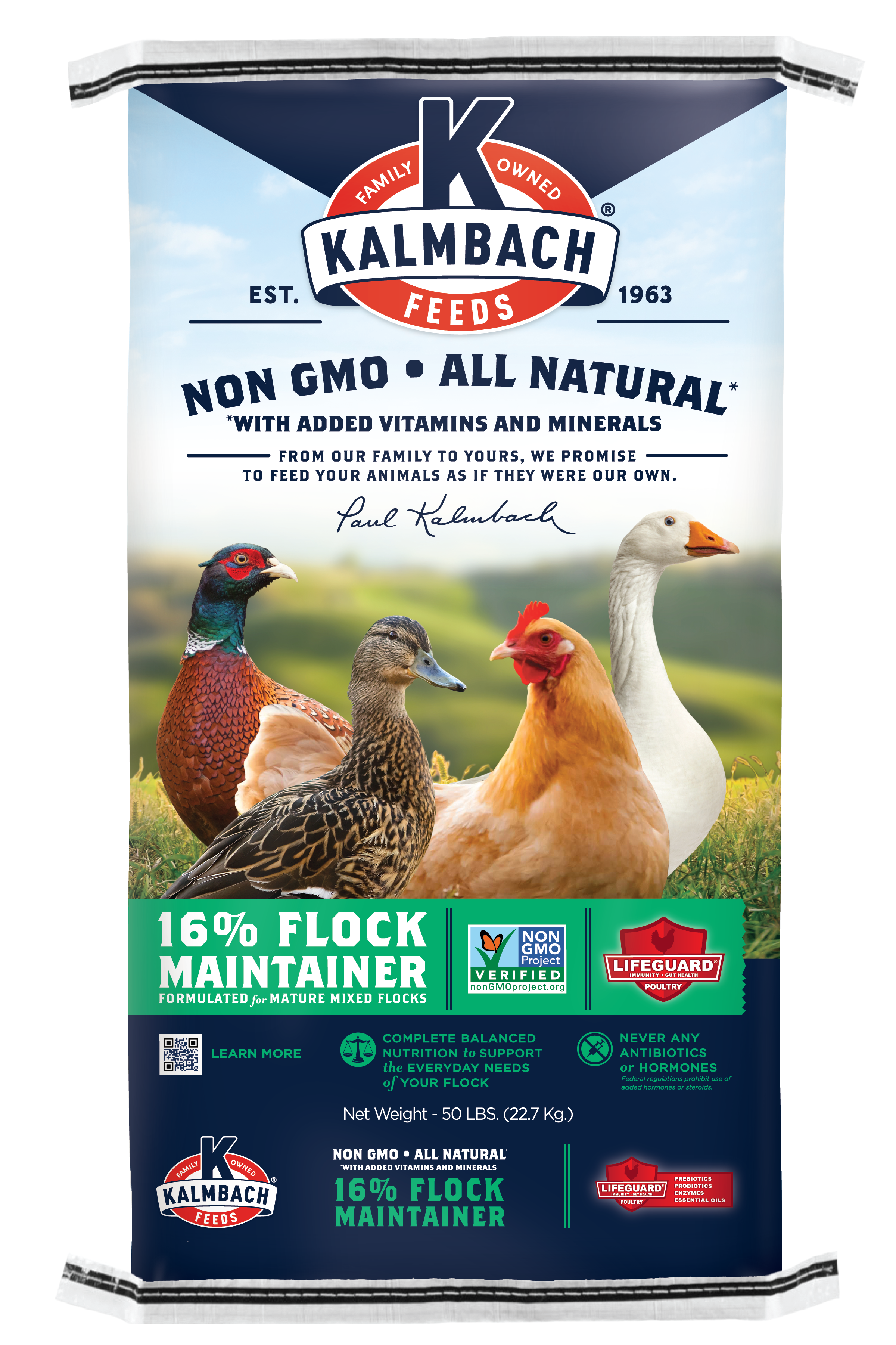 Kalmbach 16% Flock Maintainer® (Non-GMO Pellet) (Special Order)