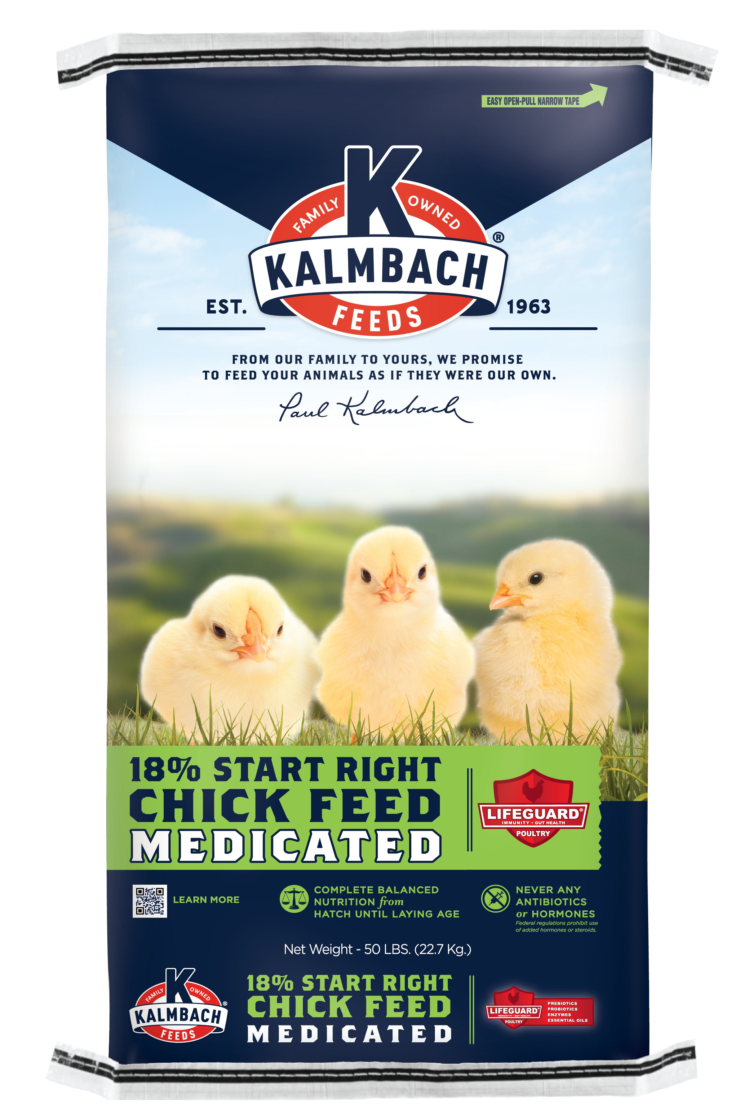 Kalmbach 18% Start Right Medicated Chick Crumble