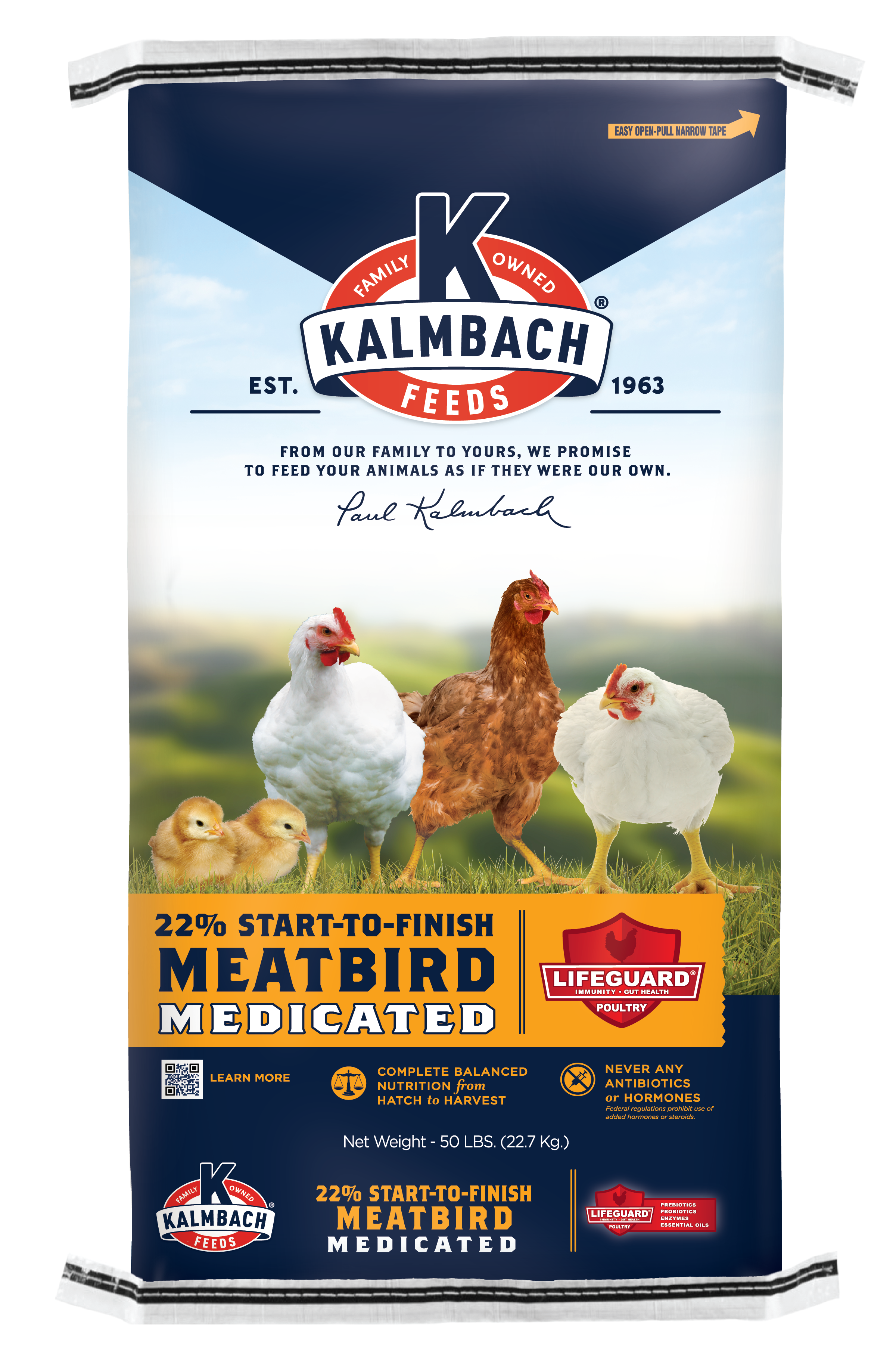 Kalmbach 22% Start to Finish Meatbird Medicated Crumble