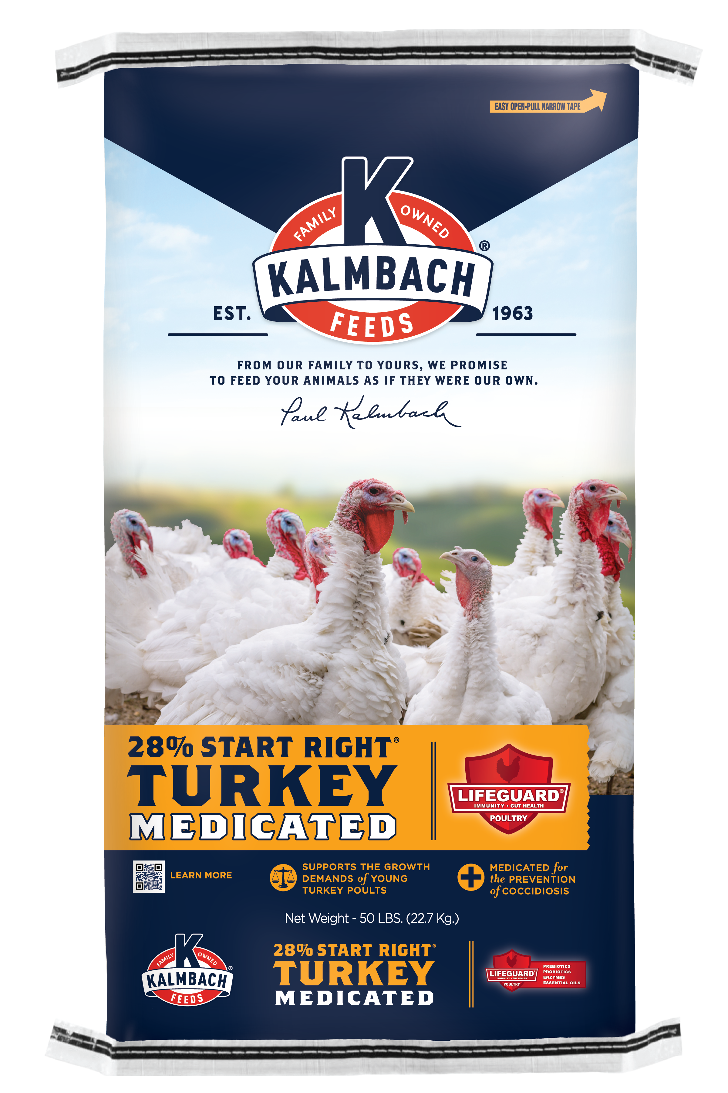 Kalmbach 28% Start Right® Turkey Crumble (Medicated)